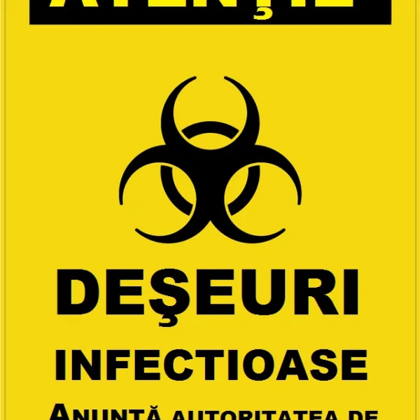 Placuta pentru deseuri infectioase