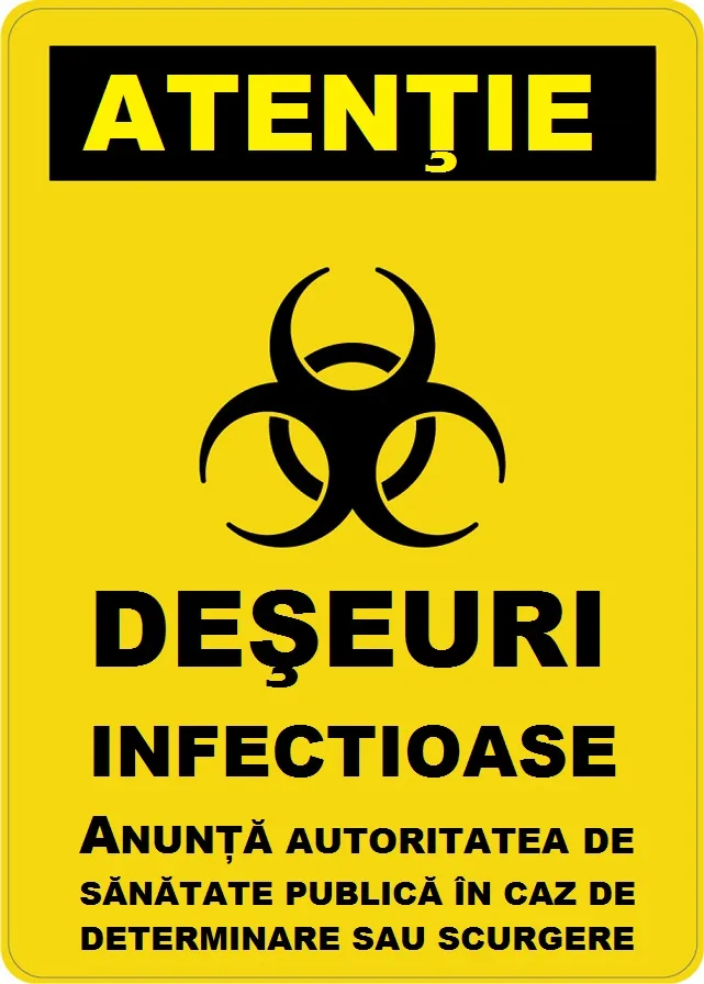 Placuta pentru deseuri infectioase