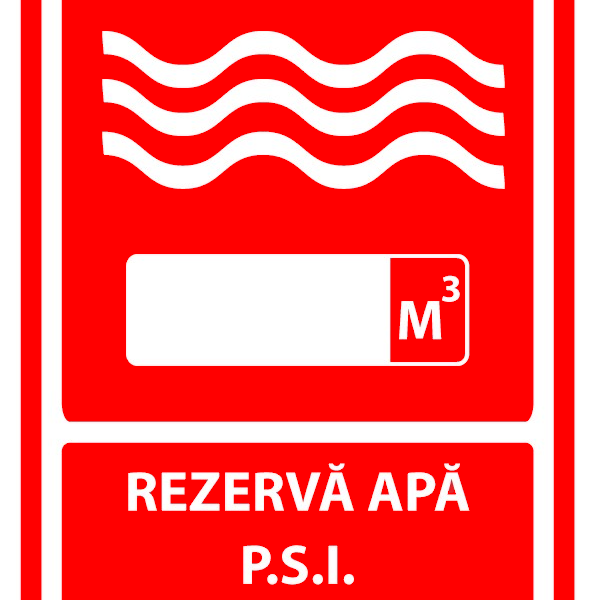 Indicator pentru rezerva apa numai in caz de incendiu