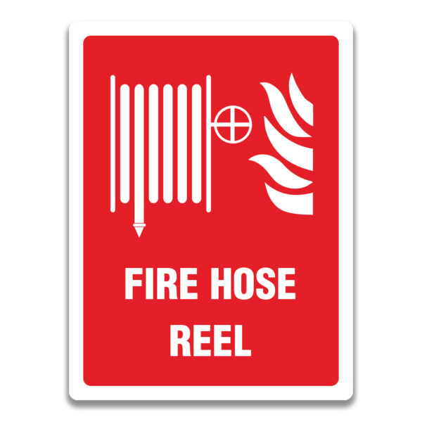 Semn Hidrant și Furtun de Incendiu - Indicator Vizibil pentru Siguranță și Prevenție Incendii