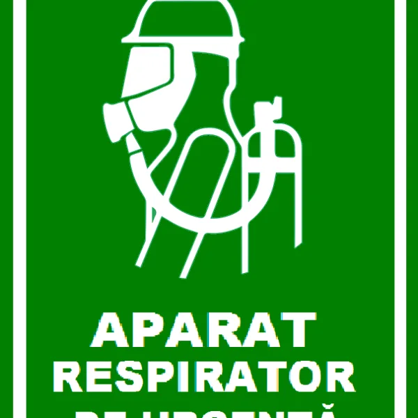 Placuta pentru aparat respirator de urgenta