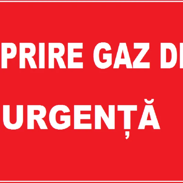 Placuta oprire in caz de urgenta