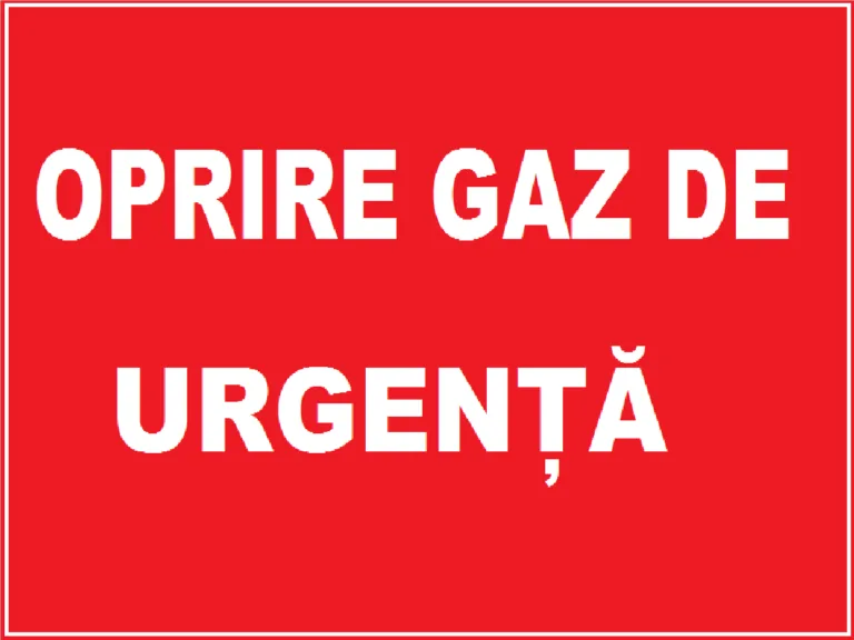 Placuta oprire in caz de urgenta