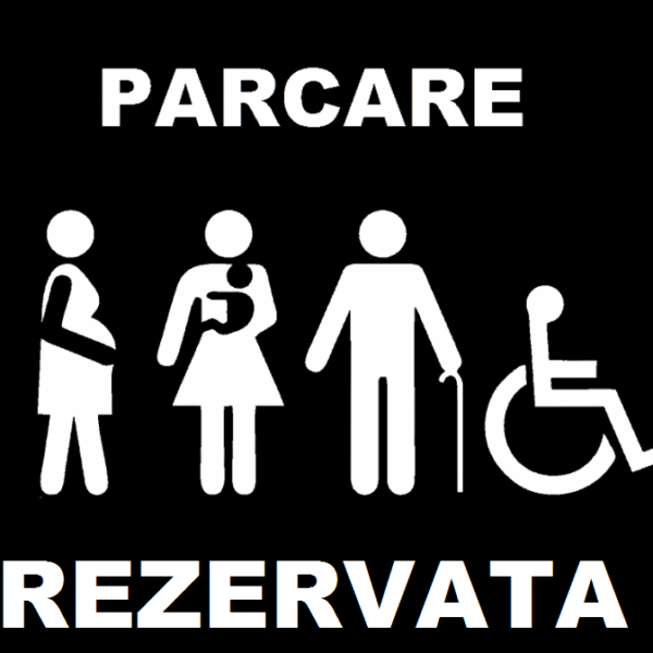 șablon de pictogramă parcare rezervata