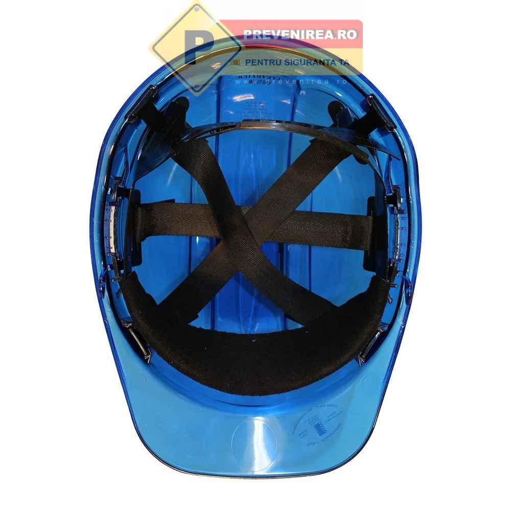 Cască de protecție ventilată albastră pentru muncitori și ingineri