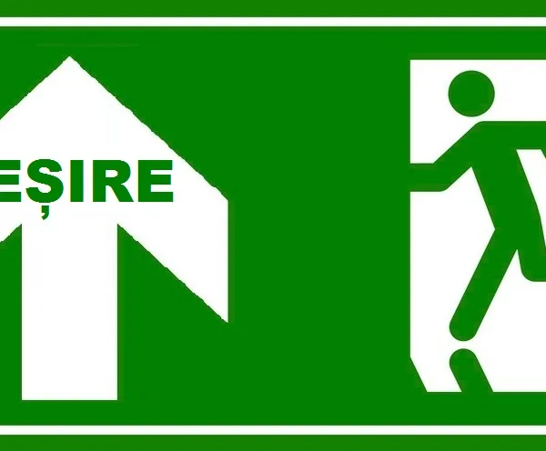 Placuta iesire cu sageata in sus