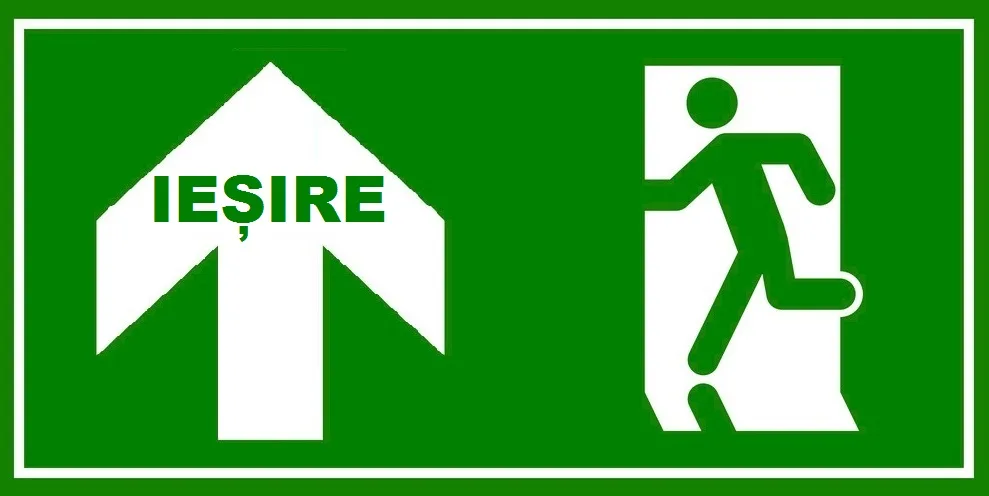 Placuta iesire cu sageata in sus