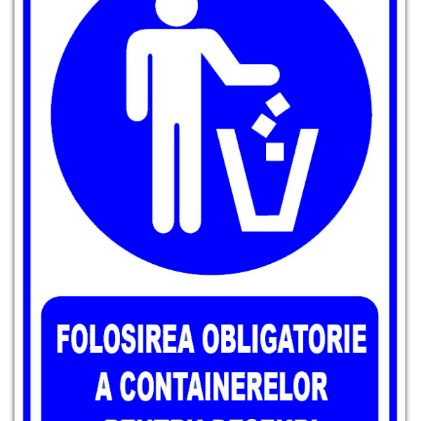 Indicator pentru containerele de curatenie