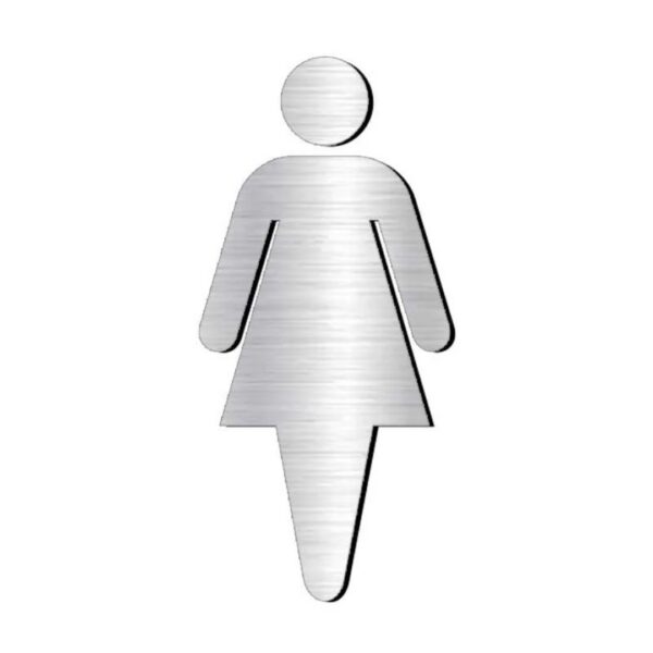 Plăcuțe pentru Grup Sanitar Femei - Aluminiu și Dibond, Decupate și Personalizabile