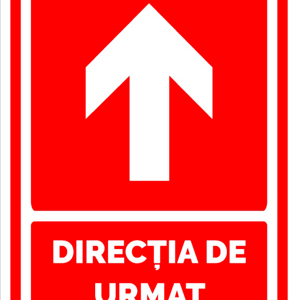 Semn pentru directia de urmat