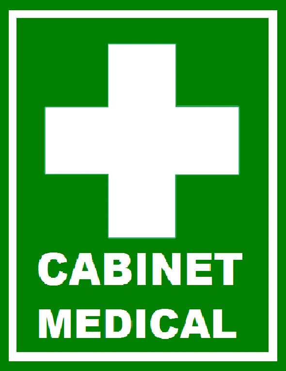 Placuta pentru cabinet medical