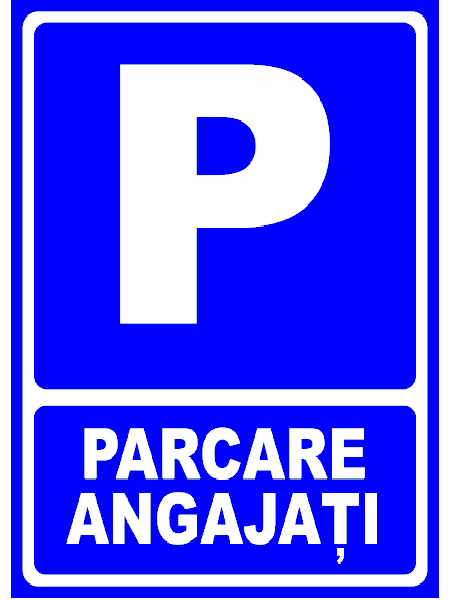 Indicator pentru parcare angajati