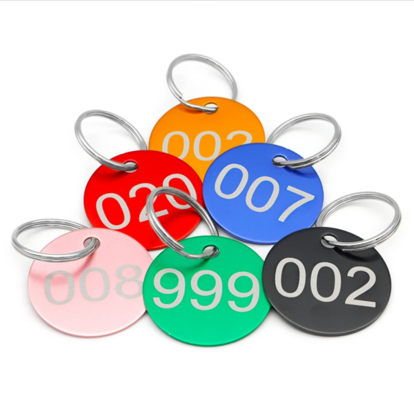 Etichete din Aluminiu pentru Chei - Personalizate și Rezistente