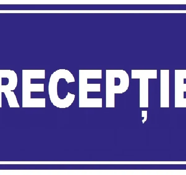 Placuta receptie