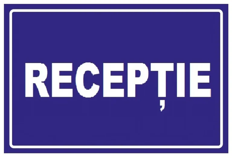 Placuta receptie