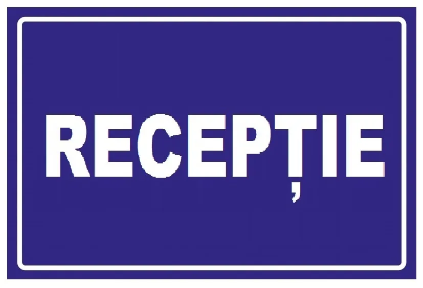 Placuta receptie