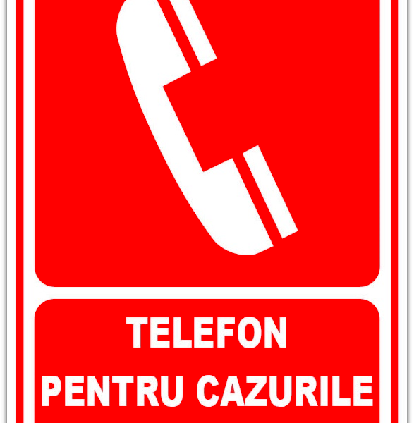 Indicator telefon pentru cazurile de incendiu