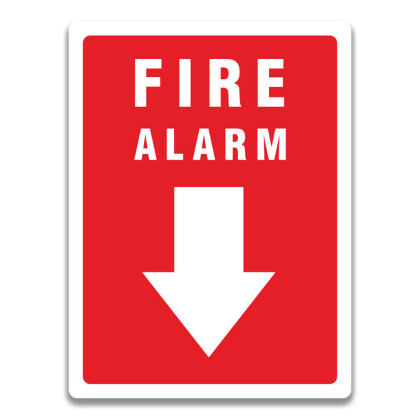 Semn În caz de incendiu folosiți butonul de alarmă - Indicator siguranță PSI obligatoriu
