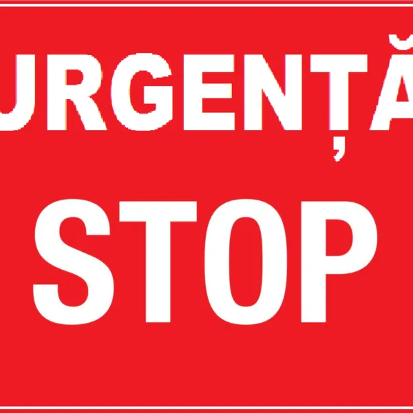 Placuta pentru urgenta stop