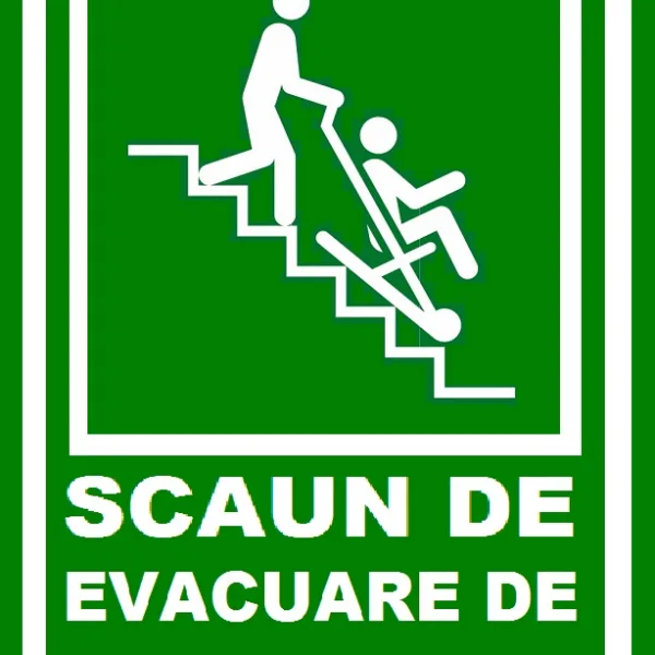 Placuta scaun de evacuare de urgenta pentru persoane cu handicap cu dezabilitati