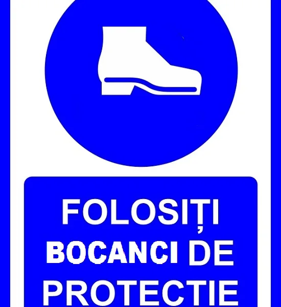 Placuta folositi bocanci de protectie