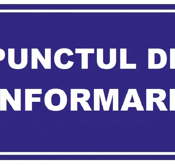 Placuta pentru punctul de informare