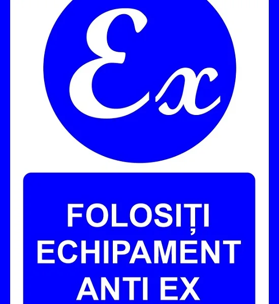 Placuta folositi echipament antiex
