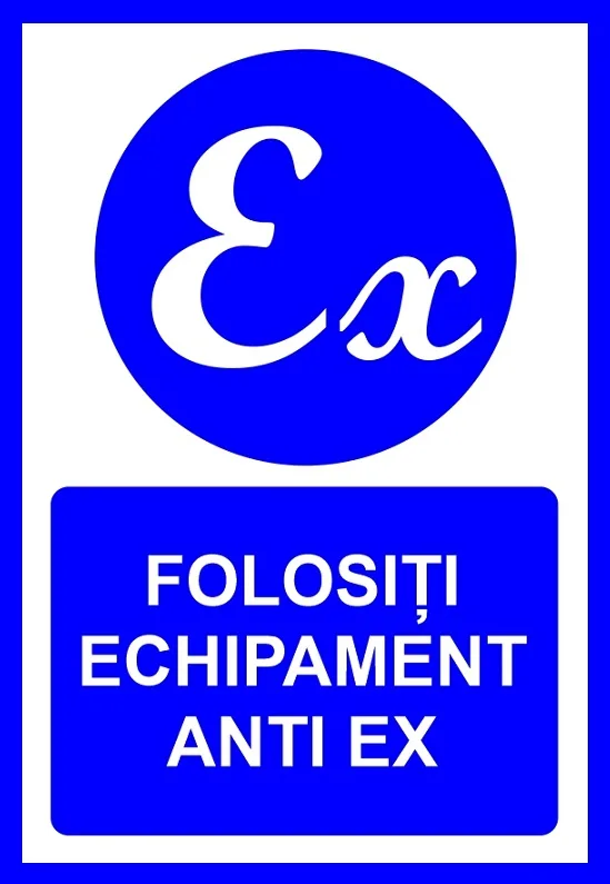 Placuta folositi echipament antiex