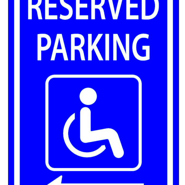Indicator reserved parking