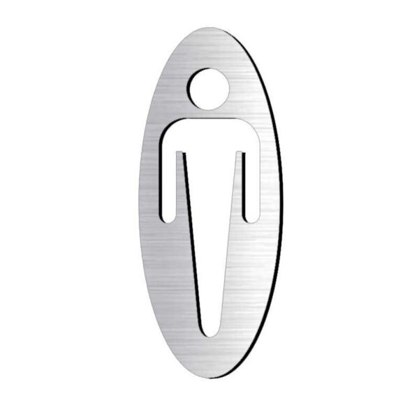 Placuta aluminiu toaleta pentru barbati
