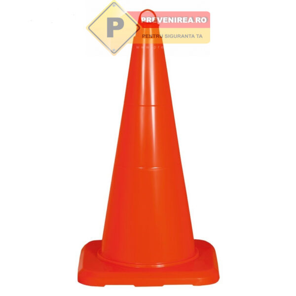 Con de Trafic din Plastic pentru Lucrări și Evenimente - Calitate Profesională