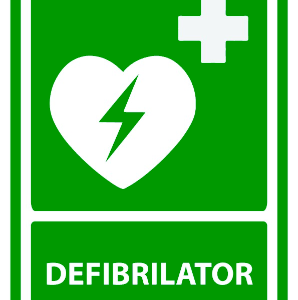Semn pentru defibrilator