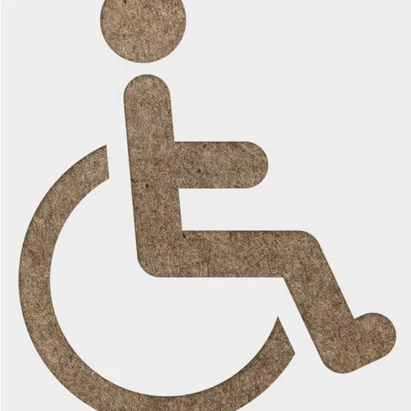 Șablon pentru Marcaj Parcare Persoane cu Dizabilități