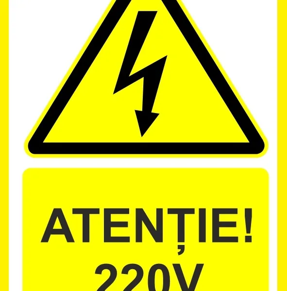 Placuta atentie 220v