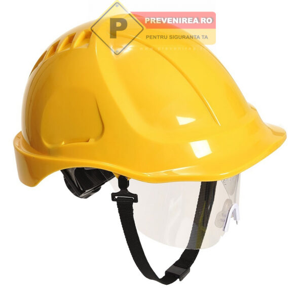 Cască Electrician Galbenă - Protecție Profesională pentru Muncă în Siguranță