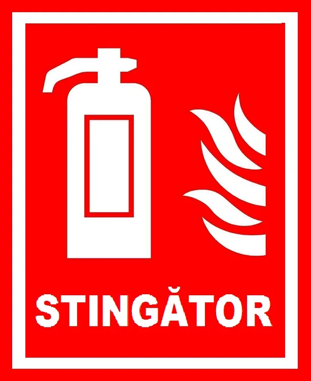 Placuta pentru stingator