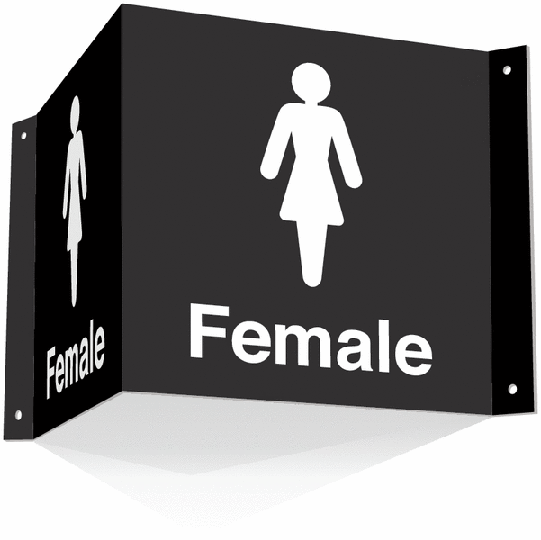 Plăcuțe duble personalizate pentru semnalizare - unisex WC , femei și bărbați, ideale pentru hol și perete