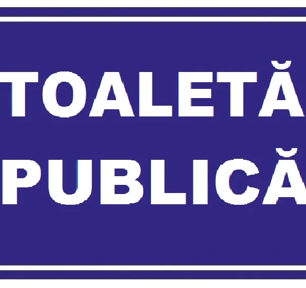 Placuta pentru toaleta publica