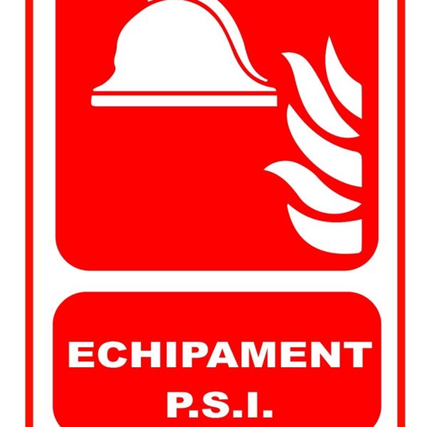 Indicator pentru echipamente PSI – semne de siguranță incendiu conforme normelor de protecție ISU