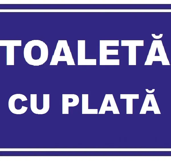 Placuta pentru toaleta wc cu plata