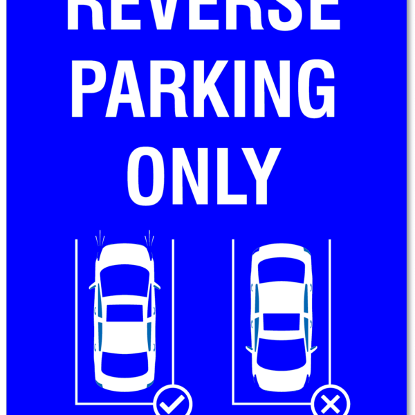Indicator reverse parking only