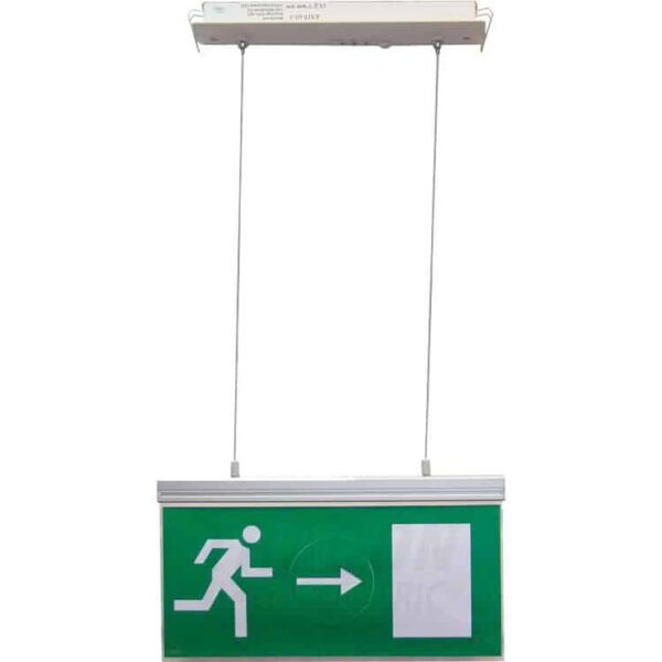 lampa de iesire suspendata de tavan doua fete