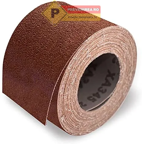 Bandă Antialunecare Maro Premium - Durabilitate și Protecție pentru Locuri de Muncă