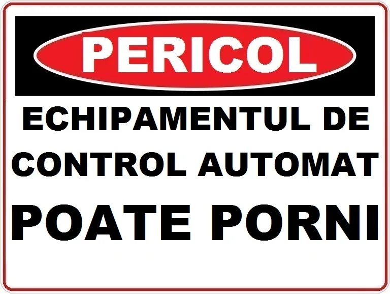 Placuta echipamentul de control automat poate porni