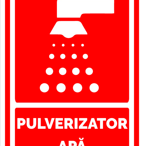 Semn pentru pulverizator apa