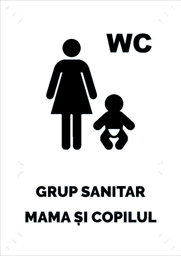 Indicator Mamă și Copil - Semn Grup Sanitar pentru Părinți cu Copii