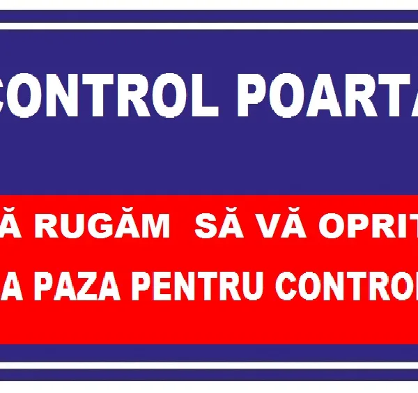 Placuta pentru control poarta