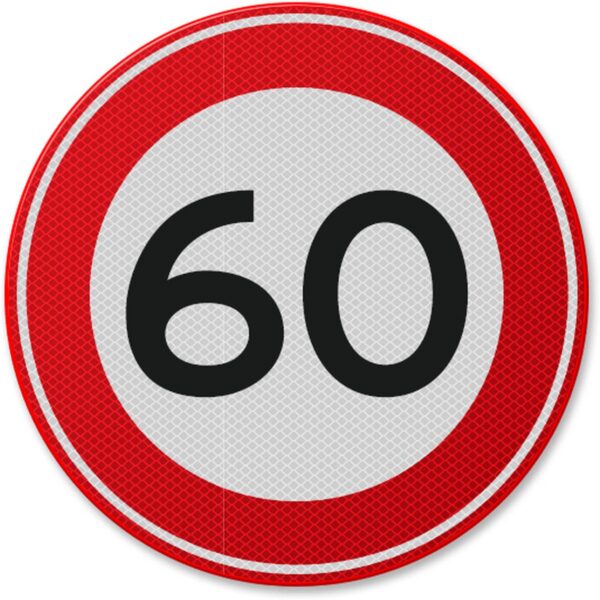 Indicator din aluminiu de circulație 60 km
