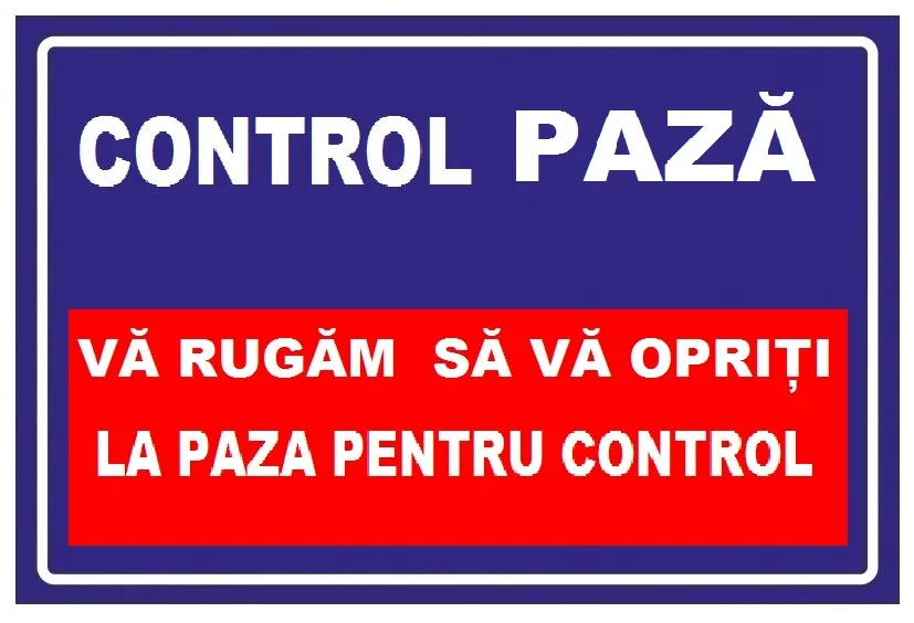 Placuta pentru control paza