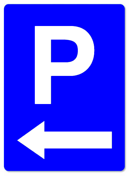 Indicator Direcțional Parcare - Săgeată pentru Semnalizarea Locurilor și Accesului în Parcare